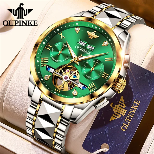 OUPINKE 3186 Original Automatic Mechanical Watch for Men High-end