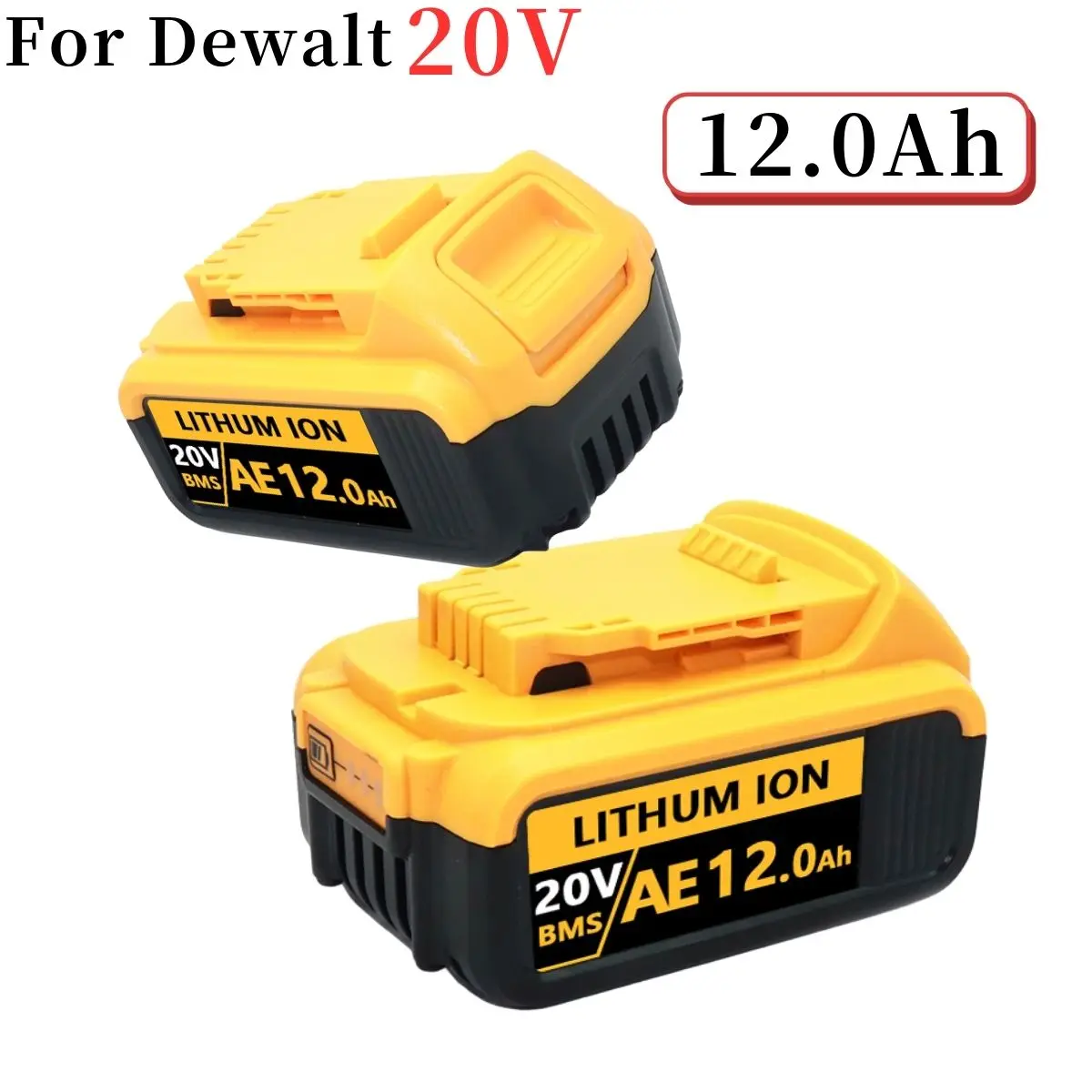 

DCB200 12000 мАч 20 В сменный литий-ионный аккумулятор для DeWalt DCB205 DCB201 DCB203 аккумулятор для электроинструмента 20 В MAX с зарядным устройством