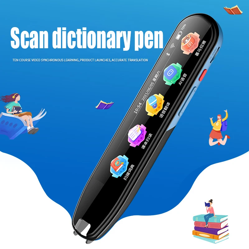 English Chinese German Spanish French Scanner Digital Dictionary Pen And Language Translator Scanning Translation C Pen Reader