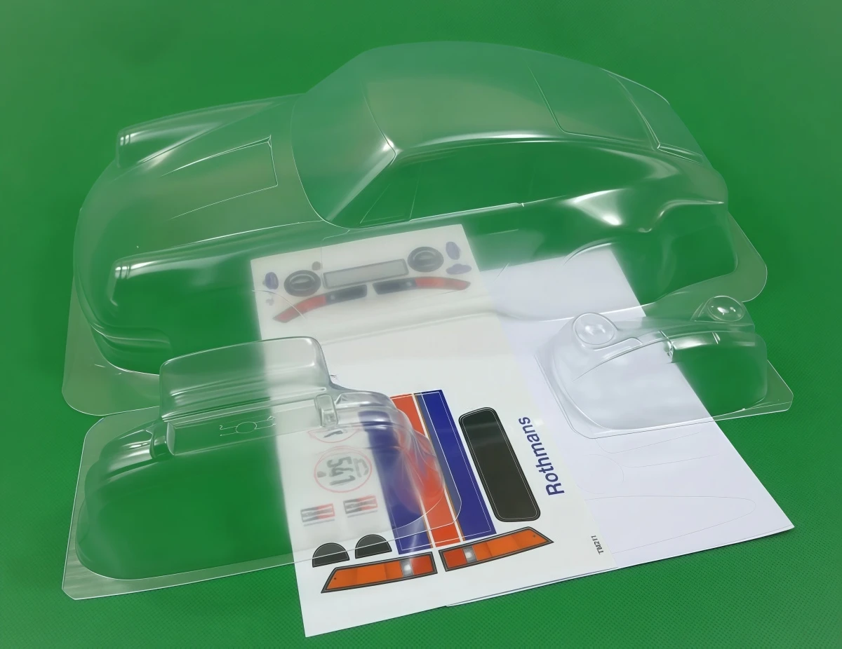 tm211-1-12-911-clear-pc-m-chassis-body-shell-210mm-with-decals-light-buckets-for-1-12-rc-m-car-on-road-upgrade-parts
