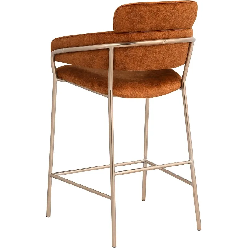 CACK ac-C Yara Collection Modern | Contemporain Velvet solutions.com Tabouret De Comptoir Monté