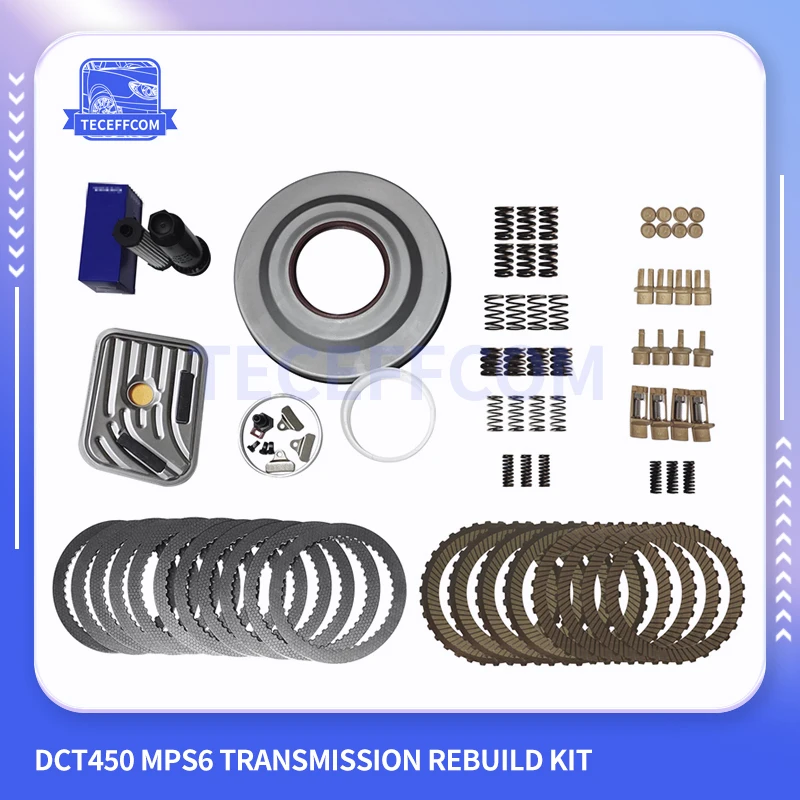DCT450 MPS6 Transmission Rebuild Steel Coupling Kit Steel Plates For CHRYSLER FORD LAND ROVER VOLVO