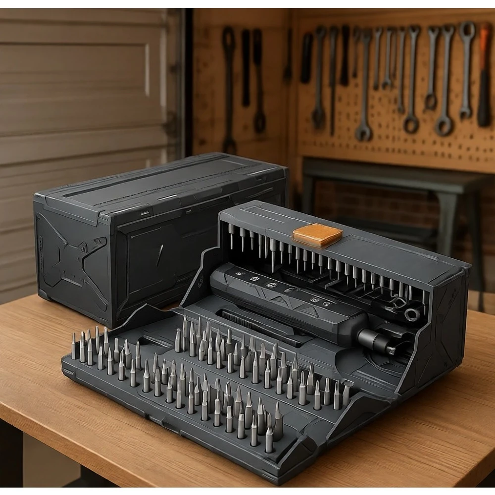 

181 Piece Cordless Electric Screwdriver Kit with 3 Torque Settings and 160 Magnetic Precision Bits for Electronics Repair