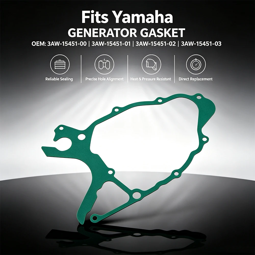 Stator Generator Cover Gasket for Yamaha TW125 TW200 TW200E TW225 TW225E Trailway 3AW-15451-00 3AW-15451-02