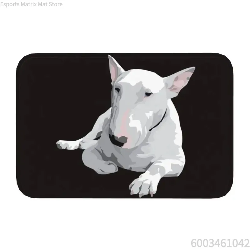 Staffordshire Bull Terrier Dog Door Floor Kitchen Bath Mats Outdoor EBT Cute Love Doormat Garage Entrance Rug Carpet Footpad