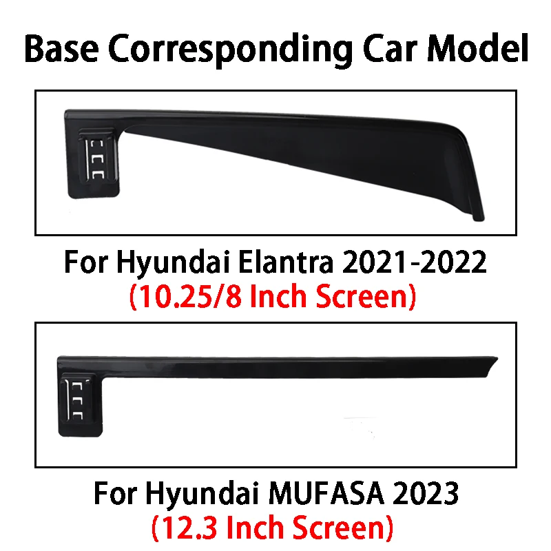 Car Screen Mobile Phone Holder For Hyundai Elantra MUFASA Mount Screen Mobile Phone Holder Navigation Bracket Accessories