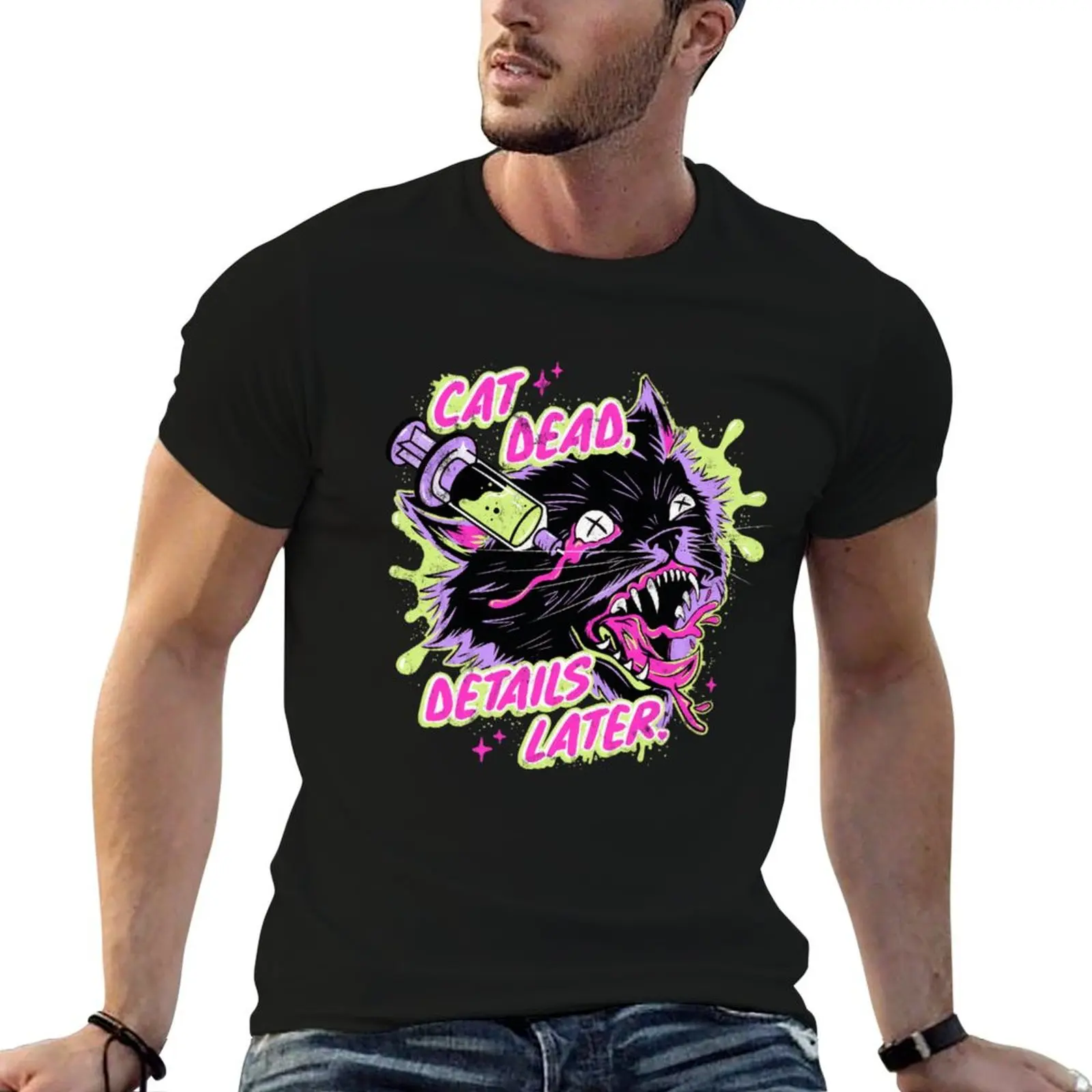 Bride of Cat Dead Details Later T-Shirt Funny t-shirt designer shirts mens clothes