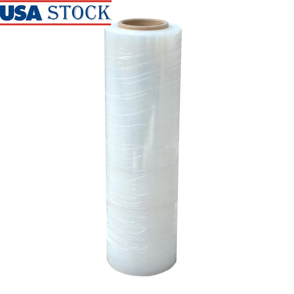 

Pro-Series Stretch Wrap Plastic Film 18in x 1500ft Heavy Duty Pallet Wrap Moving Furniture Warehouse Packing Protection