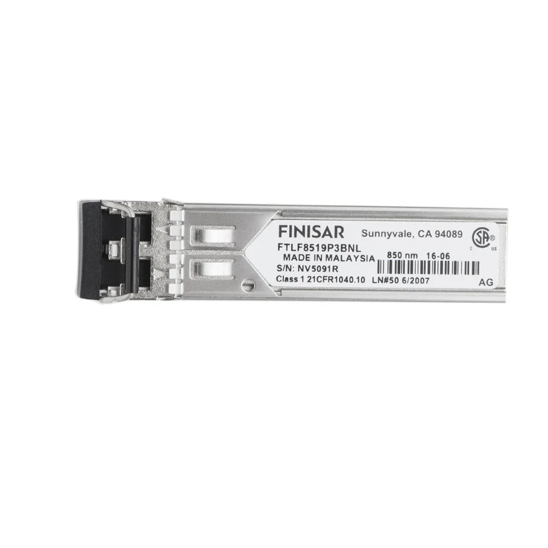 Technologie optique multimode FTLF8519P3BNL, FTLF8519P3BTL, FTLF8519P2BCL, FINISAR, 1.25g, 850nm, 500m, technologie transcsec, déchets, 1G, SX