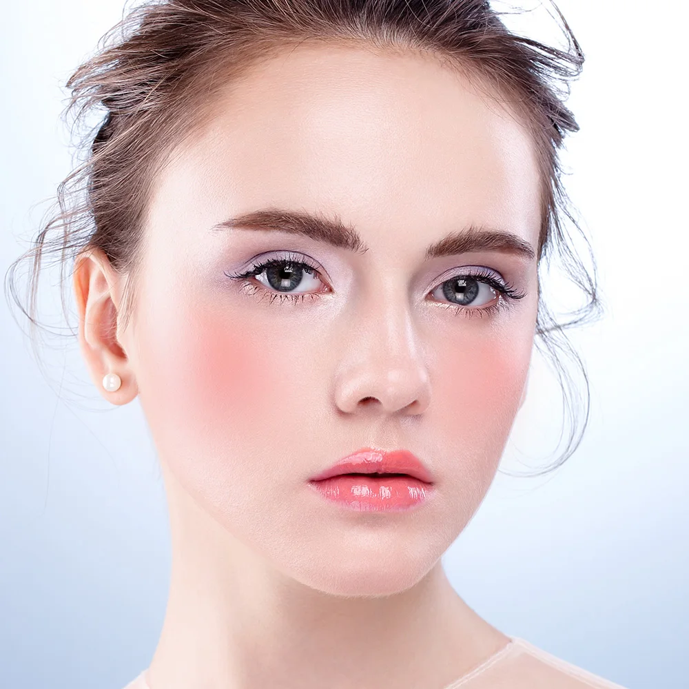 Colorete facial suave en polvo, colorete para mejillas, maquillaje nutritivo desnudo, brillo, reparación del cutis, cosméticos, Maquiagem