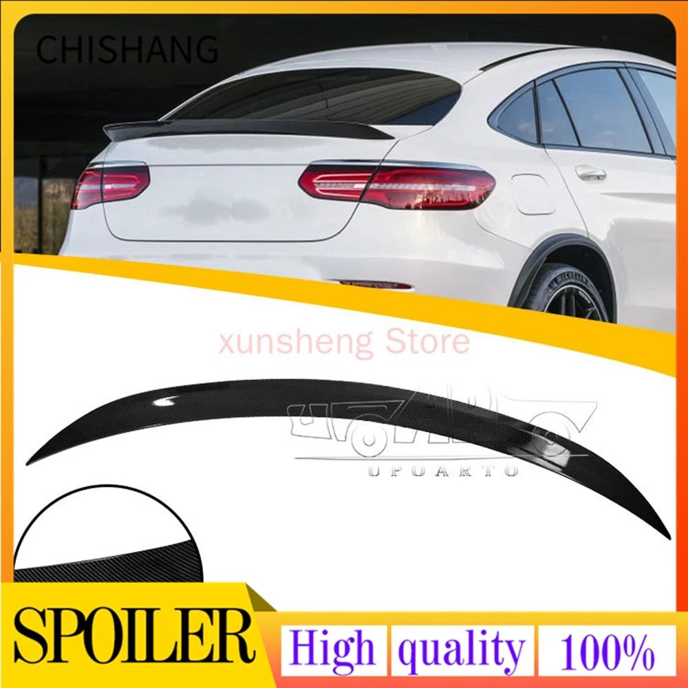 Hot Selling ABS Plastic Carbon Fiber Rear Boot Spoiler For Mercedes Benz GLE Coupe W292 C292 GLE350 GLE400 GLE43 GLE63 2016-2019