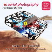 New Mini Rc Drone With 8K HD Camera 8K WiFi FPV Dron High Hold Mode Quadcopter Real-time transmission Helicopter Boy Kid RC Toy