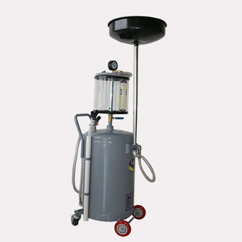 80L Portable Extended Drain Air Mobile Waste Oil Drainer