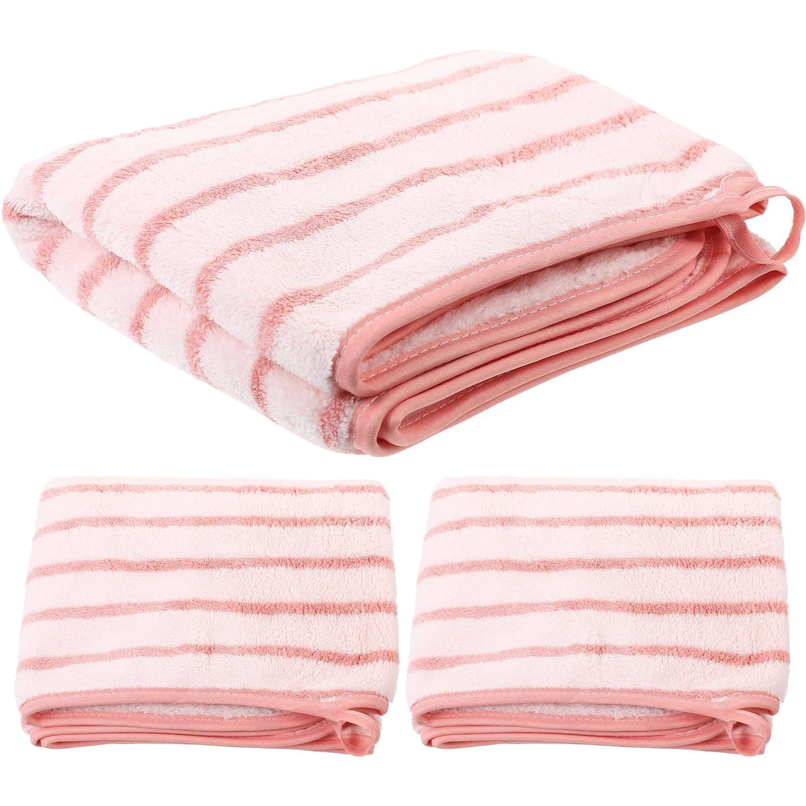 

3Pcs Coral Fleece Towels Highly Absorbent Soft Bath Towels for Washing Face Hands Quick Dry Home Hotel Spa Gym Daily Use