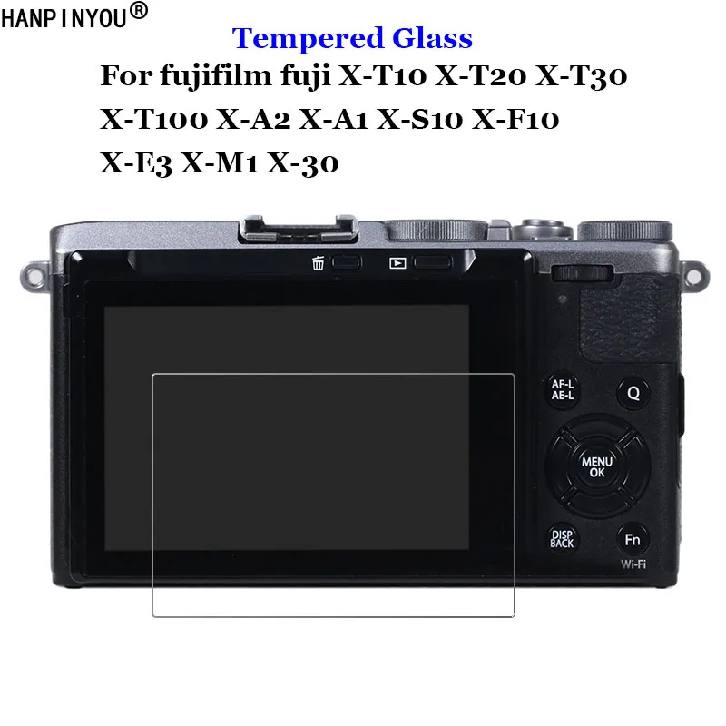 For fujifilm fuji X-T10 X-T20 X-T30 X-T100 X-A2 X-A1 X-S10 X-F10 X-E3 X-M1 X-30 Tempered Glass Camera LCD Screen Protector Film