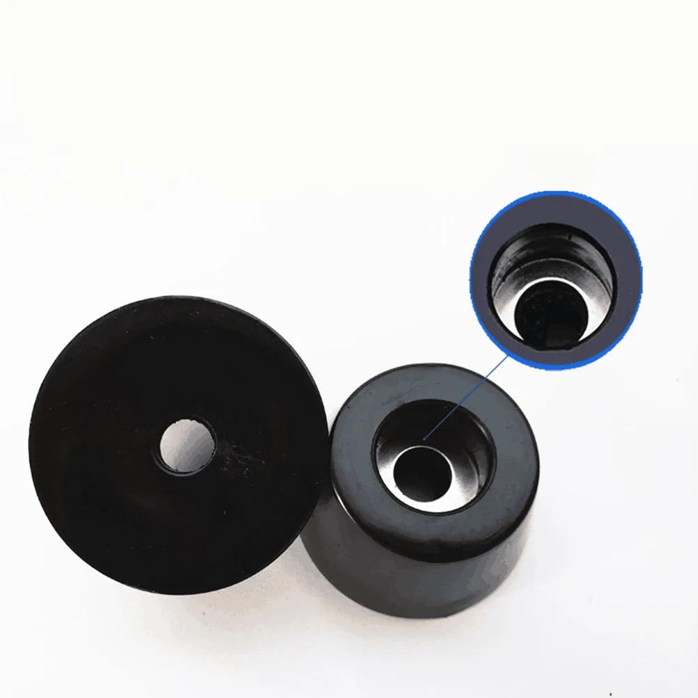 

50pcs Rubber Feet Covers Black Smooth Glide Floor Protectors For Hardwood Tile Laminate Chair Leg Caps Table Feet Sleeves Mute