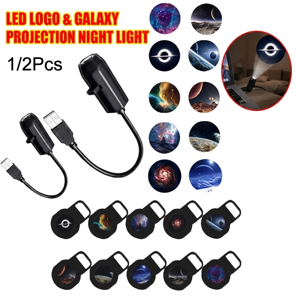 10Projection Patterns LED Planet Projector Light Rotates 360 Degrees Earth,Mercury,Mars Saturn for Gift,Room Decoration