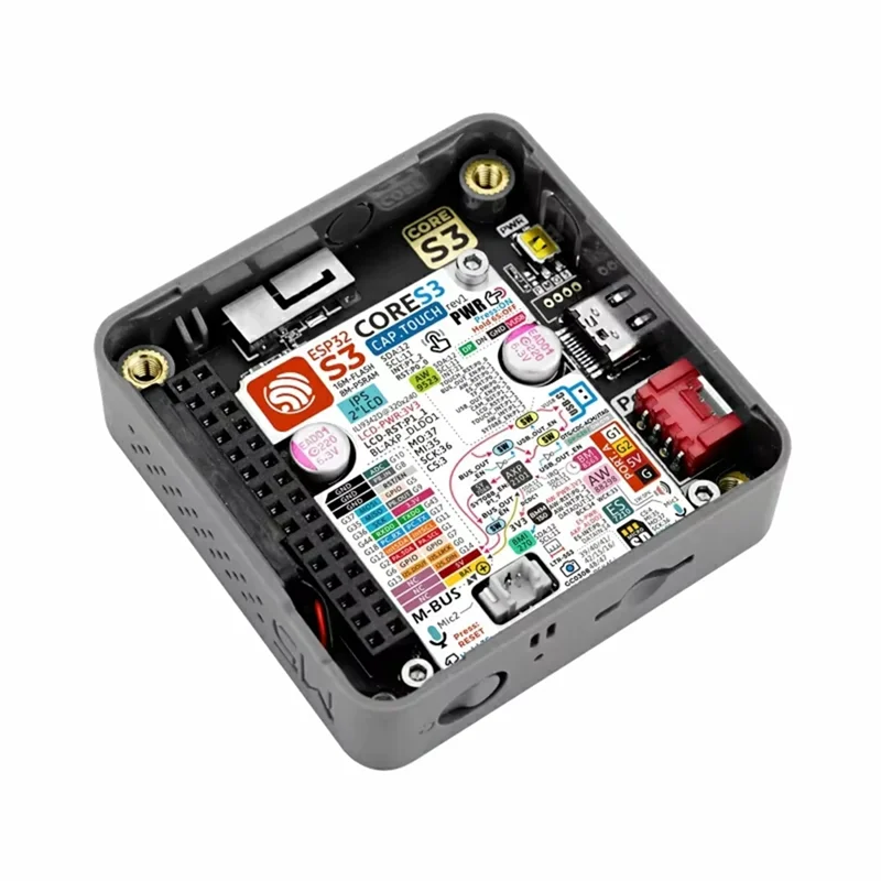 

ABMF-для M5stack Cores3 ESP32S3 Lot Развивающий комплект с DIN-базой для DIY и умного управления