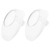 2Pcs Clear Bird Feeder Plastic Hanging Cage Food Box Small Parakeet Cockatiel Feeder Window Bird Feeding Dispenser