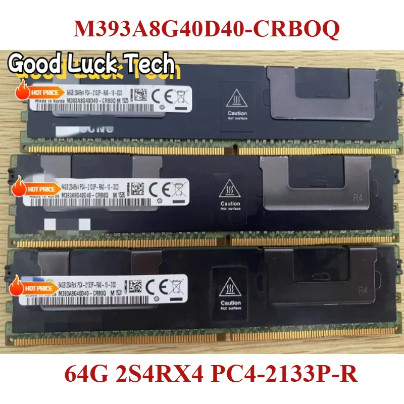 M393A8G40D40-CRBOQ 64G 2S4RX4 PC4-2133P-R DDR4 Server Memory Stick M393A8G40D40-CRBOQ ECC LRDIMM