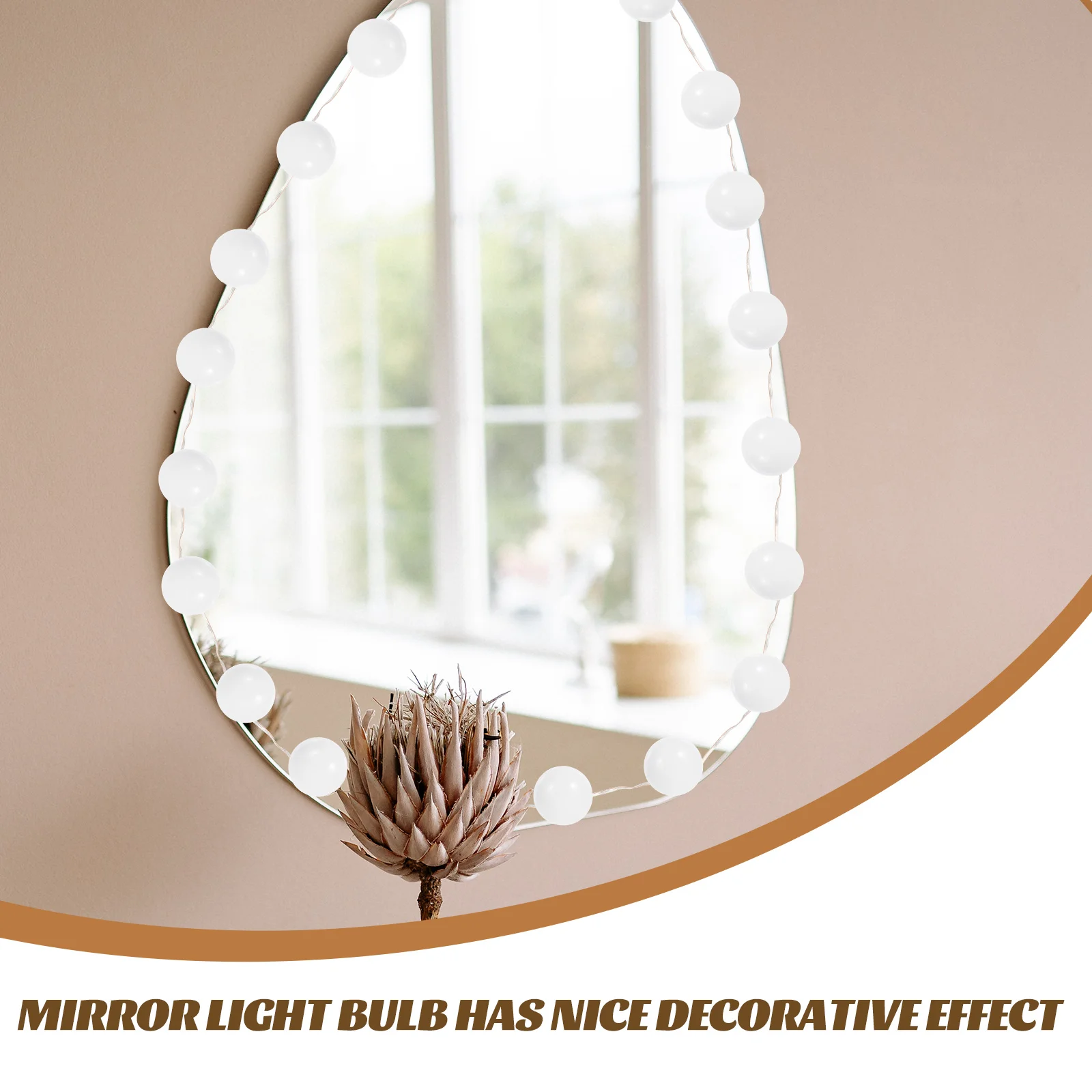 Set di Luci LED per Specchio da Trucco con Ricarica USB, 3 Temperature di Colore, Lampadine per Specchio da Bagno e Camera da Letto