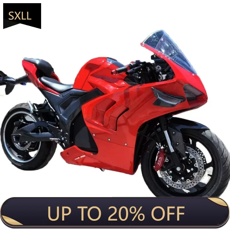 SXLL DKV4S Pagani New Brushless Motor High Speed Electric Racing Motorcycle 10000W High Power Off-road Use