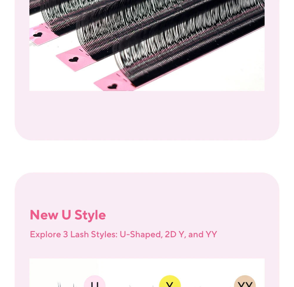 U-shaped Eyelash Extension