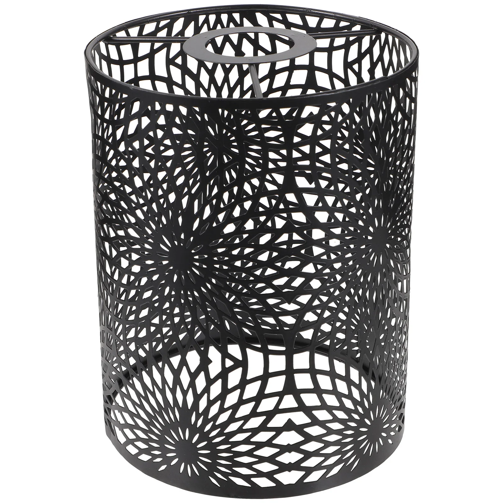 

Lamp Shade Wrought Iron Hollow Lampshade Modern Floor Metal Wall for Black Lampshades