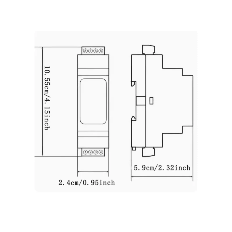 8-channel encoder 16 channel DI pulse signals to ModbusTCP high-speed WJ99