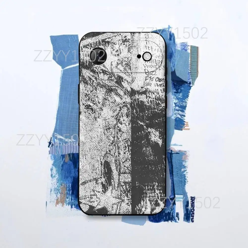 Funda de teléfono Rapper Yung Lean Ghosts para iPhone 17,16,15,14,13,12,Pro,Max,Plus,E,SE4,Air,Mini Funda negra