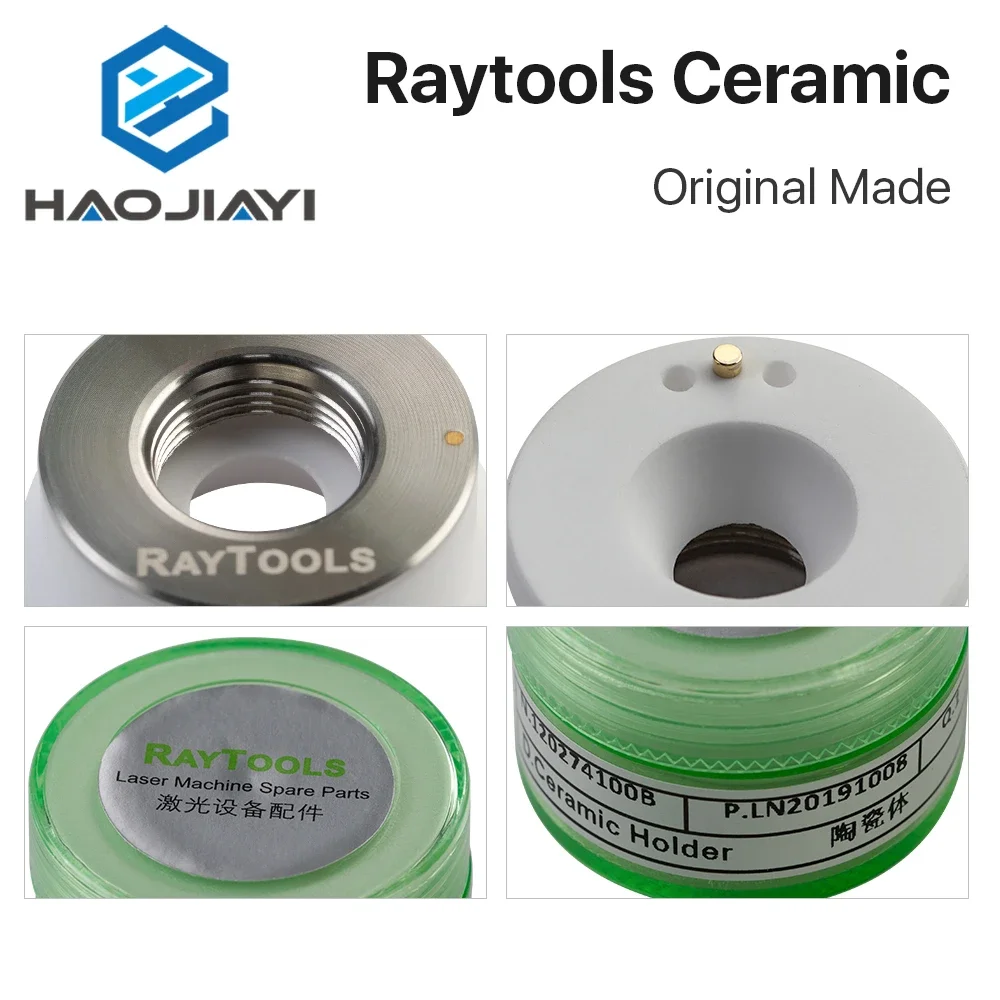 

Оригинальный лазерный керамический держатель сопла Raytools диаметром 32 мм для волоконной лазерной режущей головки Raytools, держатель сопла