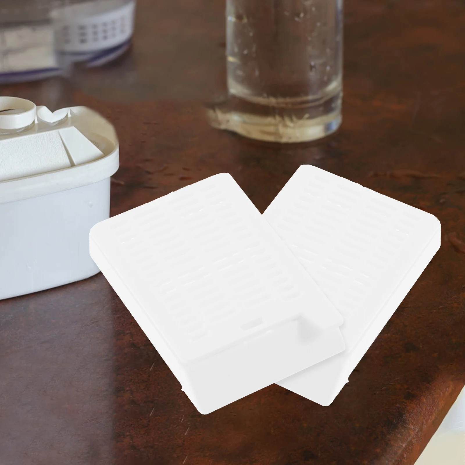 

200 pcs Plastic Scientific Tissue Embedding Cassette Square Hole For Histology Easy Clean Medical Teaching Supplies Lab Specimen