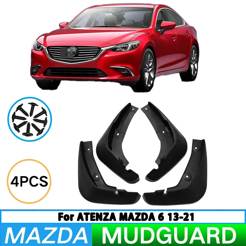 For Mazda 2013-2021 Atenza Mazda 6 Car Tire Fender Splash Wender Front and Rear Wheel Fender Auto Parts