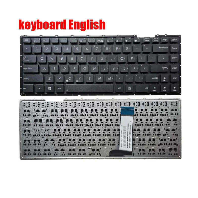 Funda superior con bisel para teclado Inglés, carcasa para ordenador portátil Asus X455L, K455L, A455L, R454L, W419L, Y483C, F455L, DX882L, nuevo