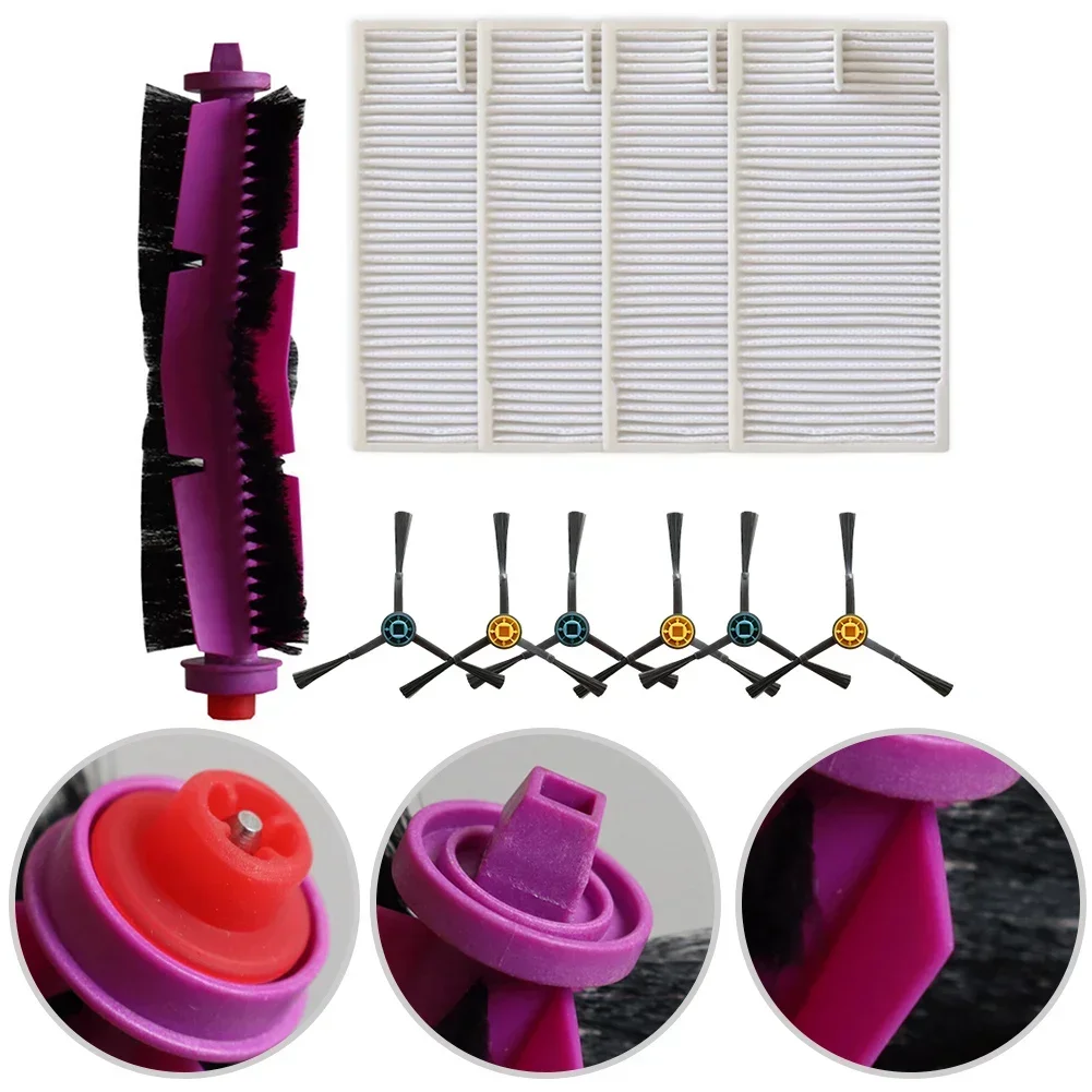 Kit de filtro de Cepillo Lateral de cepillo principal para V12 para Eureka J12 Ultra repuestos de aspiradora accesorios de repuesto