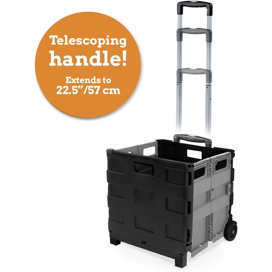 حزمة تخزين قابلة للطي رفيعة للغاية مع مقبض تلسكوبي للاستخدام المنزلي والحديقة والمكتب والمدرسة