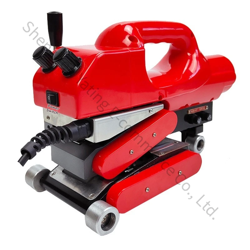 HDPE Anti-Seepage Membrane PVC Waterproof Board Thermal Fusion Dual-Guide Climbing Welder Plastic Welding Machine
