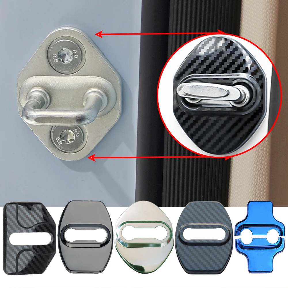 Car Door Lock Cover Auto Protection Case for BAIC Foton Gratour View Sup Tunland Conqueror Tuyano Grand V Mars 7 Car Accessories
