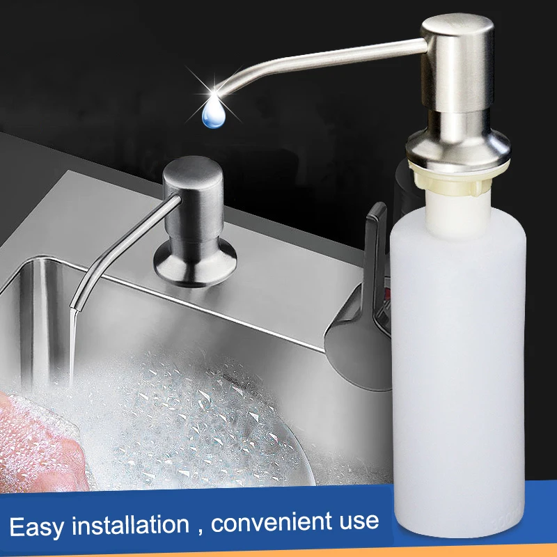 

230/310/340ML Kitchen Liquid Soap Dispenser Pump Kitchen Bathroom Soap Dispenser Sink Soap Bottle Kitchen Tool Bottle Accessorie