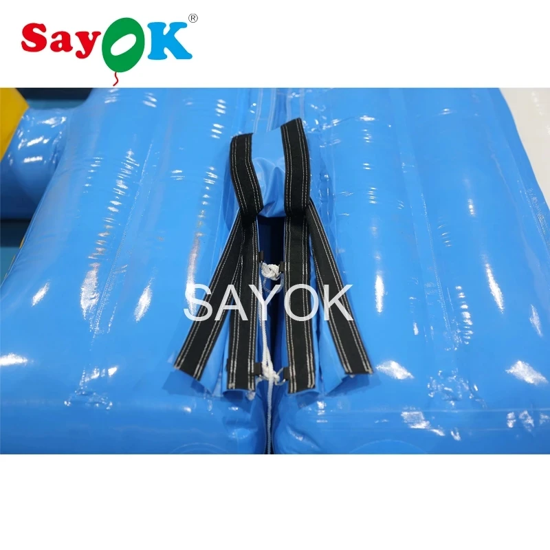 Sayok Pvc Waterglijbaan Kleine Opblaasbare Glijbaan Opblaasbare Drijvende Water Spel Mini Zwembad Glijbaan Met Pomp Voor Kinderen Zwembad Party