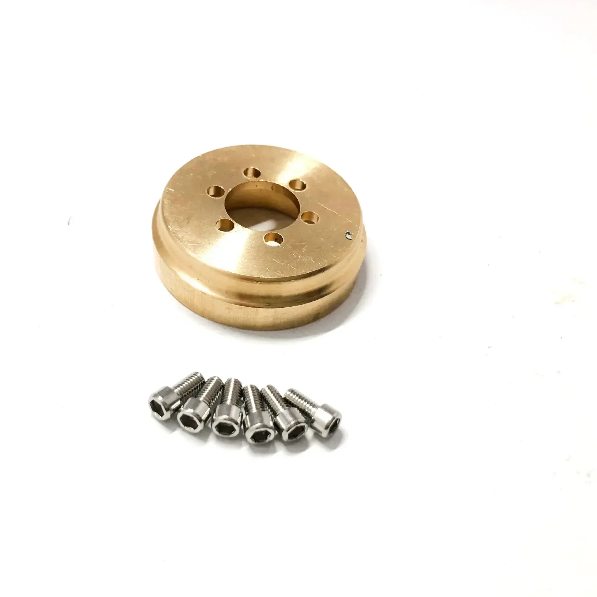 4 قطعة النحاس 65 جرام موازنة داخلية ل 1.9 2.2 بوصة جنوط العجلات Trxs TRX4 محوري SCX10 90046 D90 TF2 RC الزاحف ترقية جزء