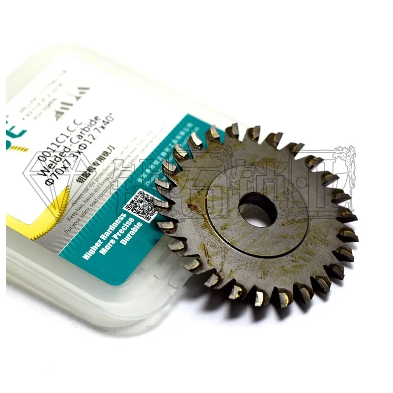 رفع قاطع المفاتيح كربيد ملحوم 0011IC.C 70X7.3X12.7X26T×40 ° ل WENXING 201C 201D 100E1 100F 100G آلة تكرار المفاتيح #4