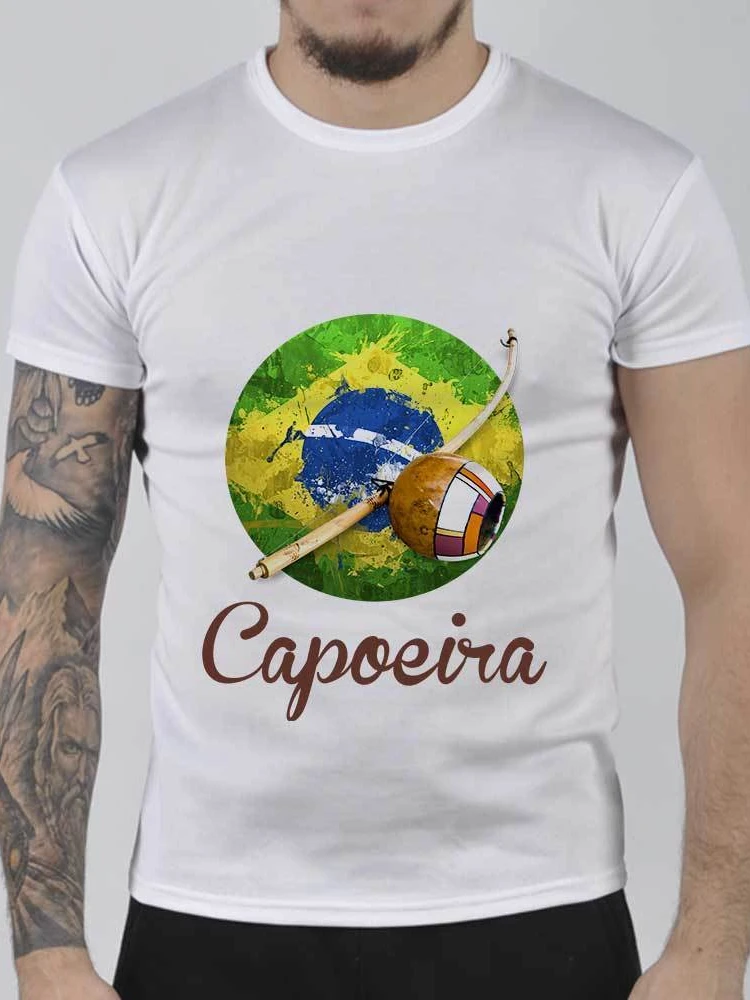 Personalized Design Brazilian Capoeira Aspiration Movement T-Shirt. Premium Cotton Short Sleeve O-Neck Mens T Shirt New