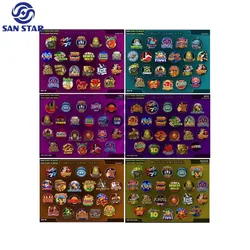 Paula XXXL 22 in 1 Magente Multi Skill Machine Game Board Dual Screen with jackpot