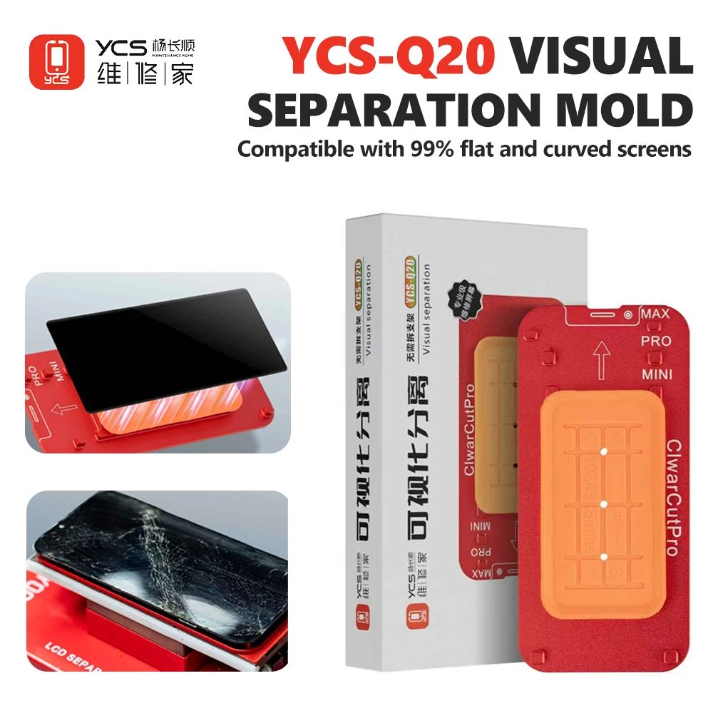 YCS-Q20 Visual Screen Separation Stand No Disassembly Required Visual Screen Separation Stand for Smartphone Repair Tools
