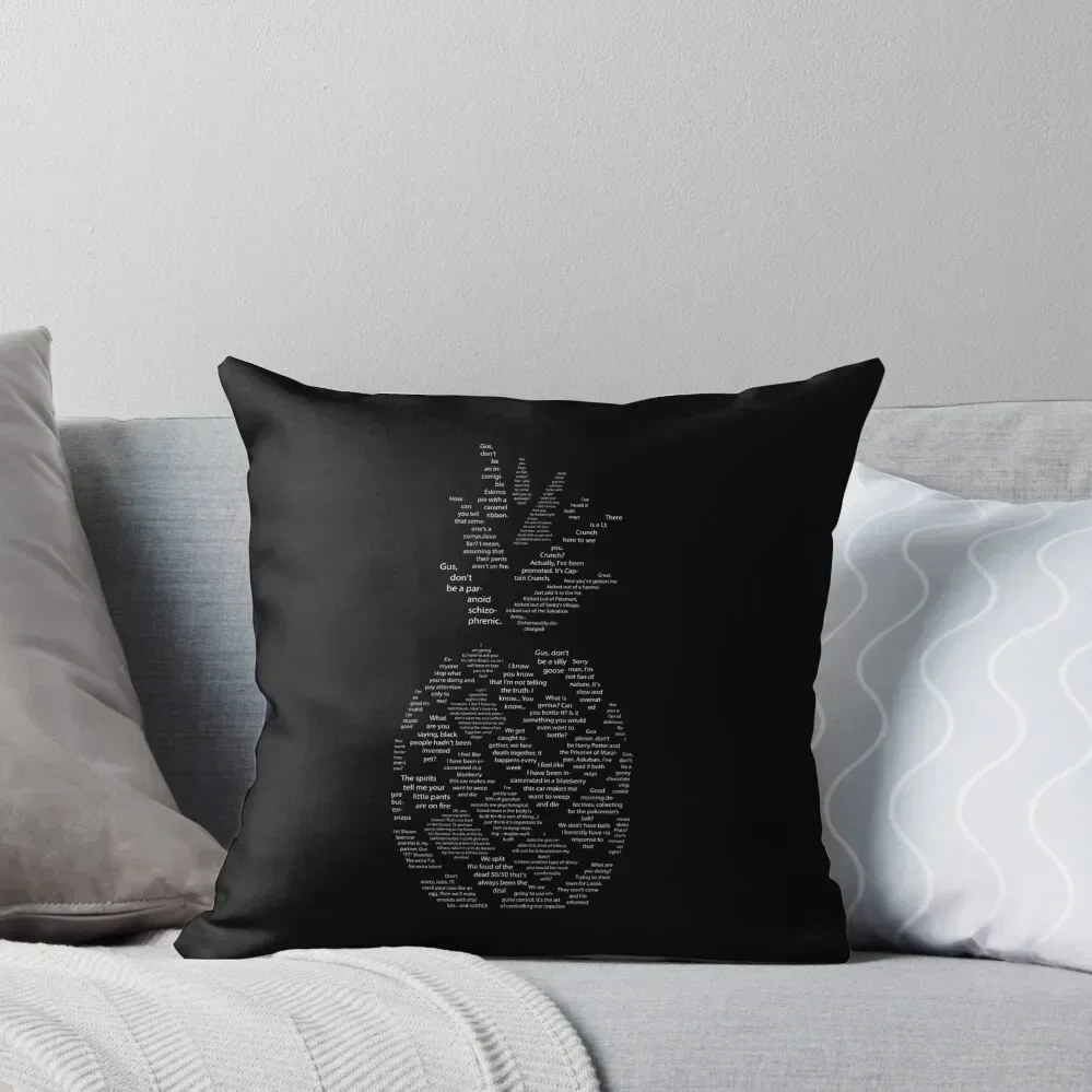 

Psych Quotes Pineapple Throw Pillow Covers For Sofas Pillow Covers Decorative pillows decor home Decorative Cushion pillow