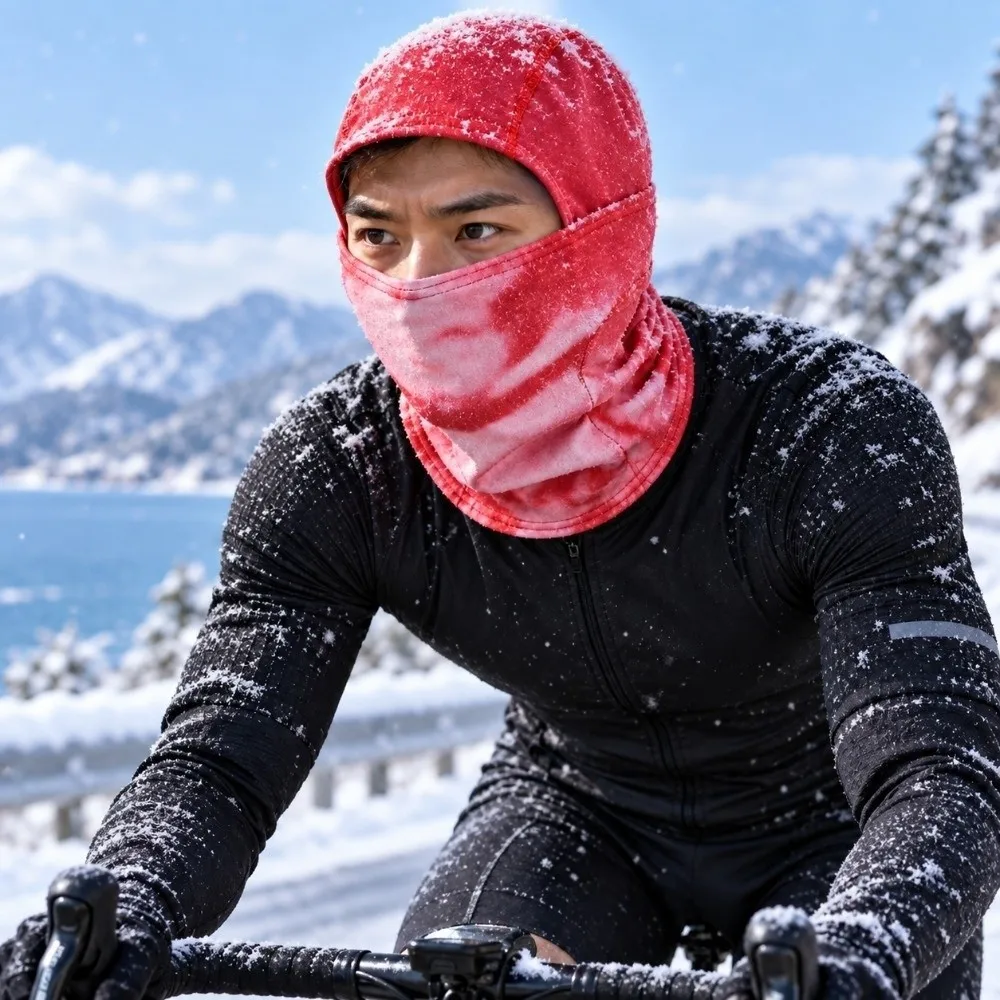 Heat Reactive Winter Balaclava Mask Full Cover Breathable Color Changing Headwear Soft Lining Windproof