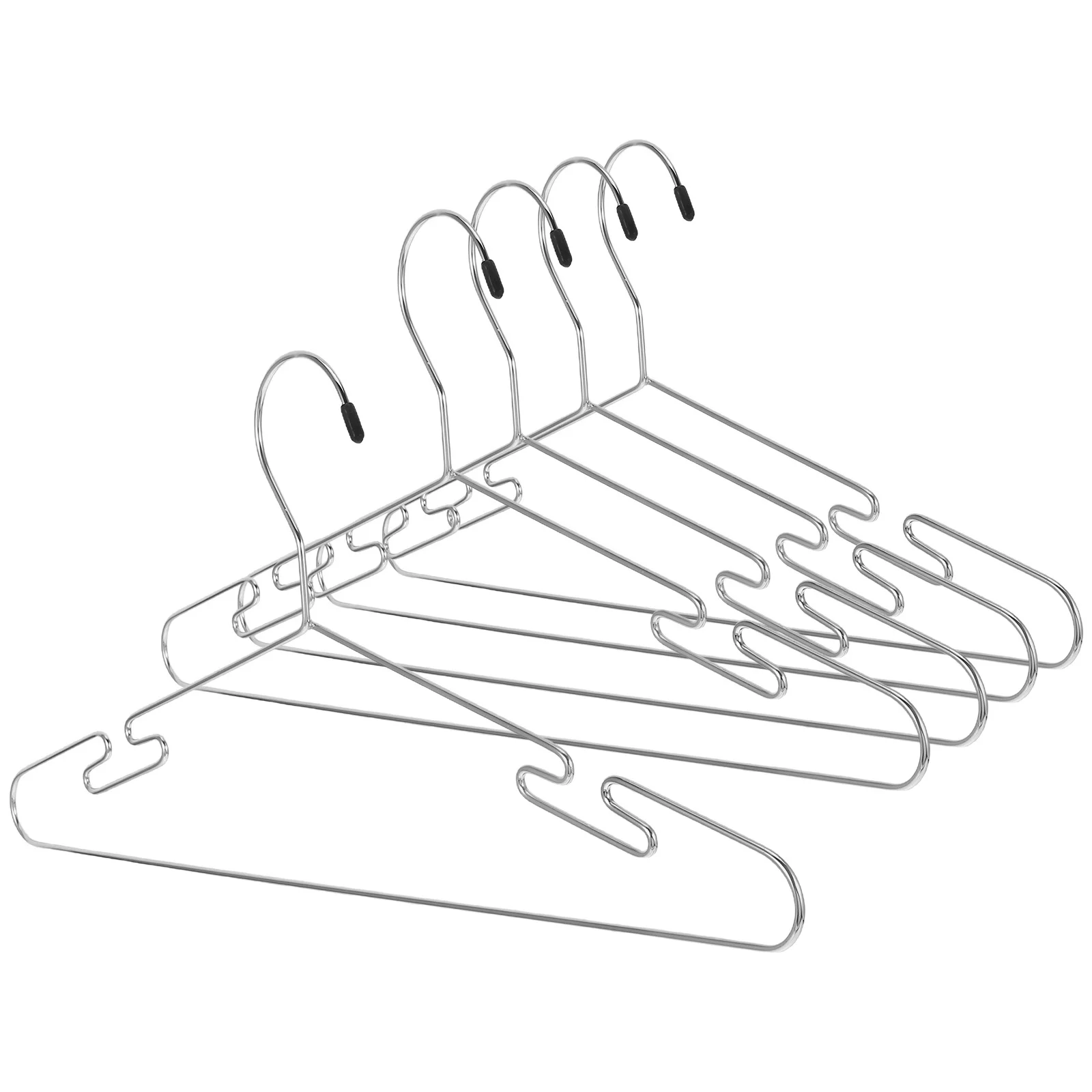 5 قطع شماعات ملابس متعددة الوظائف، شماعات خزانة ملابس شديدة التحمل، تصميم سميك، منظم خزانة الملابس الداخلية