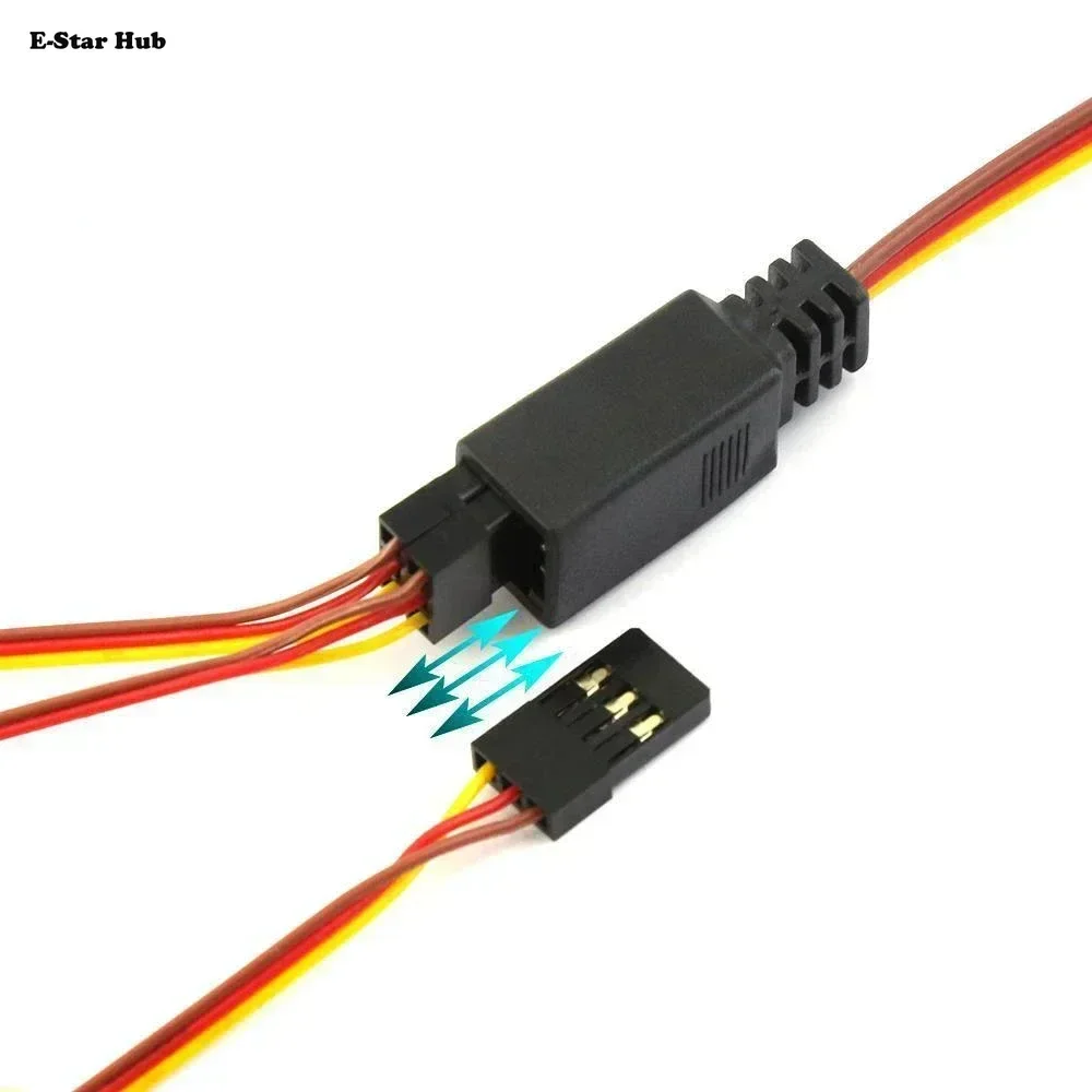 E-Star HubThree in One Cable Esc Power Supply External Wiring Jst for 1/10 Rc Crawler Car Defender Trax Trx4 TRX-6 Tactical Unit