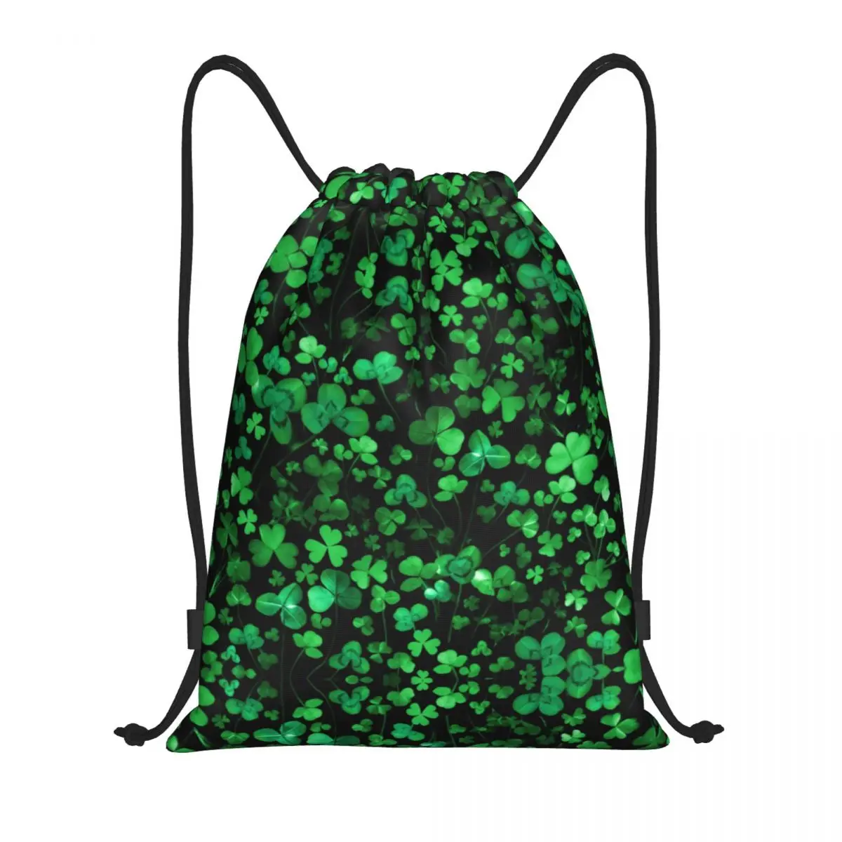 Benutzer definierte Abend Shamrocks botanische Kordel zug Rucksack Taschen Frauen Männer leichte Sport Sport Sackpack Säcke für unterwegs